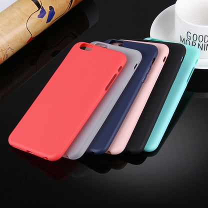 For iPhone 6 & 6s Solid Color TPU Protective Case Without Round Hole(Red) - More iPhone Cases by buy2fix | Online Shopping UK | buy2fix