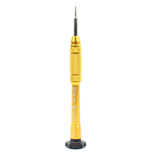 JIAFA JF-609-2.5 Hollow Cross Tip 2.5 Middle Bezel Repair Screwdriver(Gold) - Screwdriver by JIAFA | Online Shopping UK | buy2fix