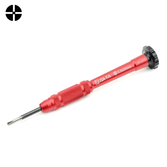 JIAFA JF-609-2.5 Hollow Cross Tip 2.5 Middle Bezel Repair Screwdriver(Red) - Screwdriver by JIAFA | Online Shopping UK | buy2fix