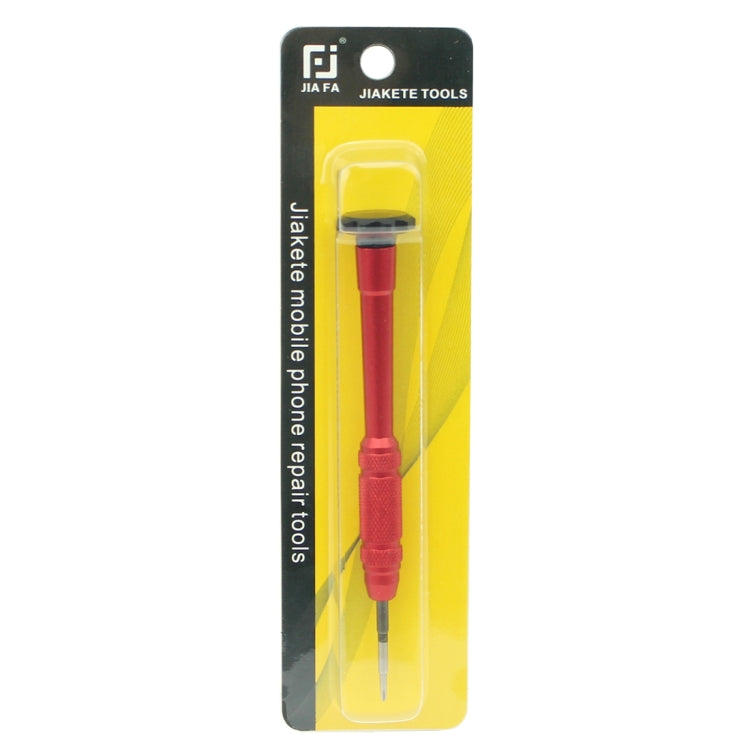 JIAFA JF-609-2.5 Hollow Cross Tip 2.5 Middle Bezel Repair Screwdriver(Red) - Screwdriver by JIAFA | Online Shopping UK | buy2fix