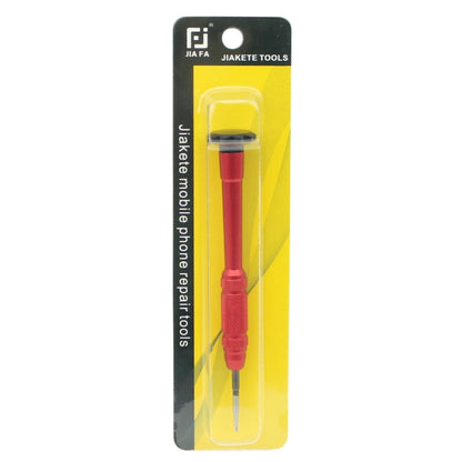 JIAFA JF-609-2.5 Hollow Cross Tip 2.5 Middle Bezel Repair Screwdriver(Red) - Screwdriver by JIAFA | Online Shopping UK | buy2fix