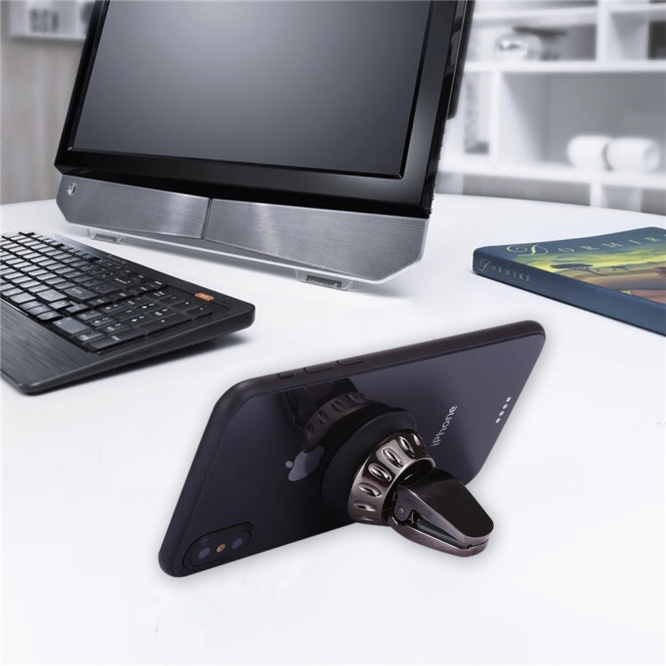 Silicone Sucker Universal Car Air Vent Phone Holder Stand Mount, For iPhone, Samsung, Sony, Lenovo, HTC, Huawei, and other Smartphones(Bronze) by buy2fix