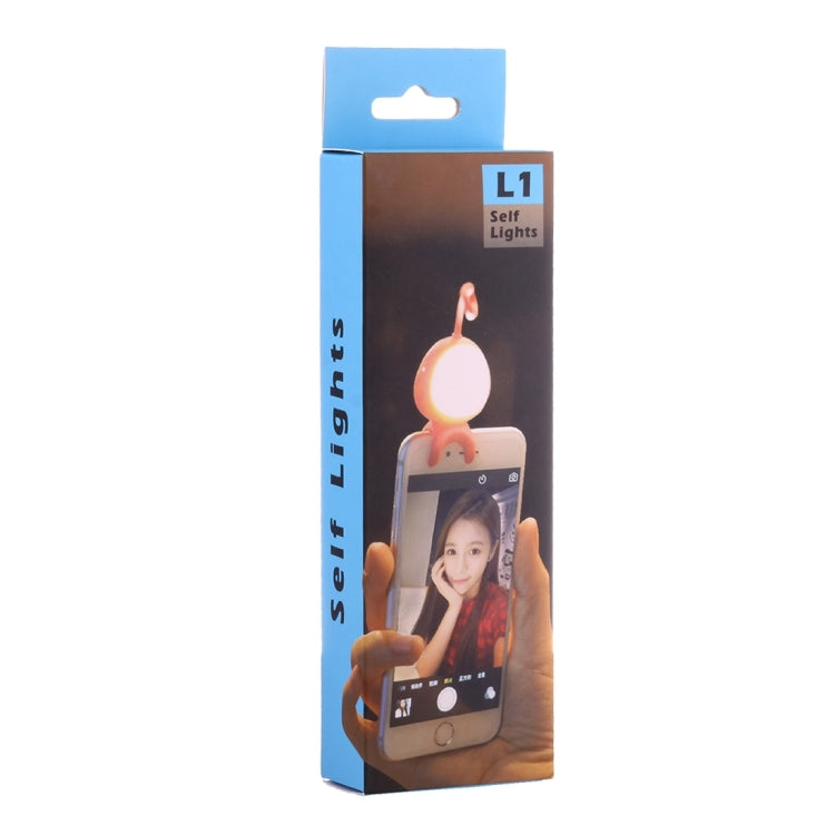 For Smart Phone Self Light with Hook, For iPhone, Galaxy, Huawei, Xiaomi, LG, HTC and Other Smart Phones(Black) - Selfie Light by buy2fix | Online Shopping UK | buy2fix