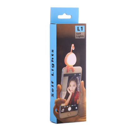 For Smart Phone Self Light with Hook, For iPhone, Galaxy, Huawei, Xiaomi, LG, HTC and Other Smart Phones(Black) - Selfie Light by buy2fix | Online Shopping UK | buy2fix
