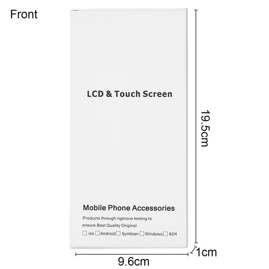 50 PCS Cardboard Packaging White Box for iPhone 6s Plus & 6 Plus LCD Screen - iPhone 6/6 Plus Parts by buy2fix | Online Shopping UK | buy2fix