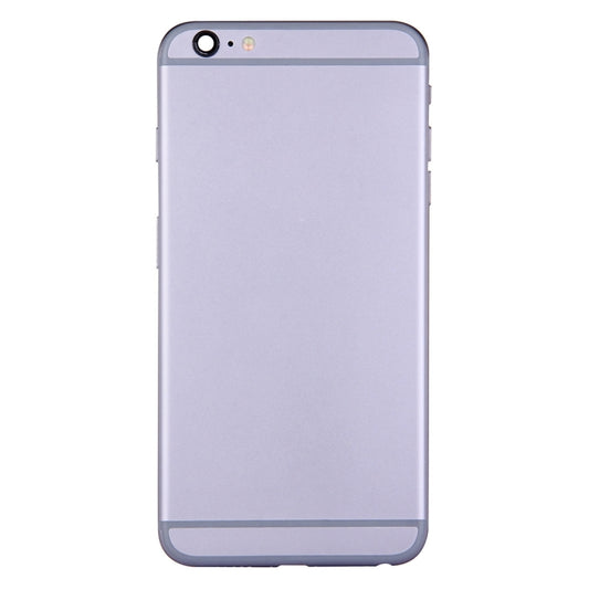 Full Housing Back Cover with Power Button & Volume Button Flex Cable for iPhone 6 Plus(Grey) - iPhone 6/6 Plus Parts by buy2fix | Online Shopping UK | buy2fix