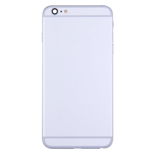 Full Housing Back Cover with Power Button & Volume Button Flex Cable for iPhone 6 Plus(Silver) - iPhone 6/6 Plus Parts by buy2fix | Online Shopping UK | buy2fix