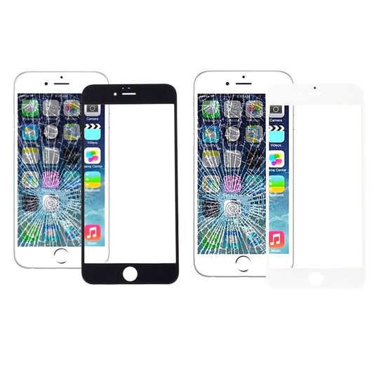 5 PCS Black + 5 PCS White for iPhone 6s & 6 Front Screen Outer Glass Lens - iPhone 6S/6S Plus Parts by buy2fix | Online Shopping UK | buy2fix