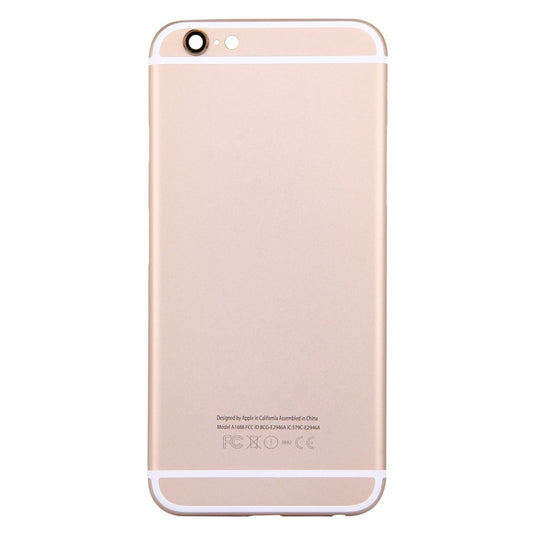 5 in 1 for iPhone 6s (Back Cover + Card Tray + Volume Control Key + Power Button + Mute Switch Vibrator Key) Full Assembly Housing Cover(Gold) - iPhone 6S/6S Plus Parts by buy2fix | Online Shopping UK | buy2fix