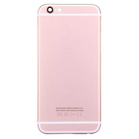 5 in 1 for iPhone 6s (Back Cover + Card Tray + Volume Control Key + Power Button + Mute Switch Vibrator Key) Full Assembly Housing Cover(Rose Gold) - iPhone 6S/6S Plus Parts by buy2fix | Online Shopping UK | buy2fix