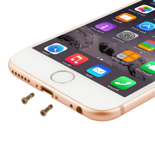 100 PCS for iPhone 6s & 6s Plus Universal Charging Port Screws(Gold) - iPhone 6S/6S Plus Parts by buy2fix | Online Shopping UK | buy2fix