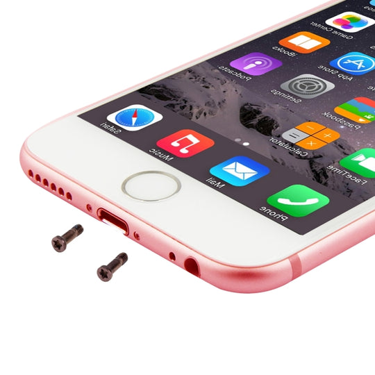 100 PCS for iPhone 6s & 6s Plus Universal Charging Port Screws(Rose Gold)