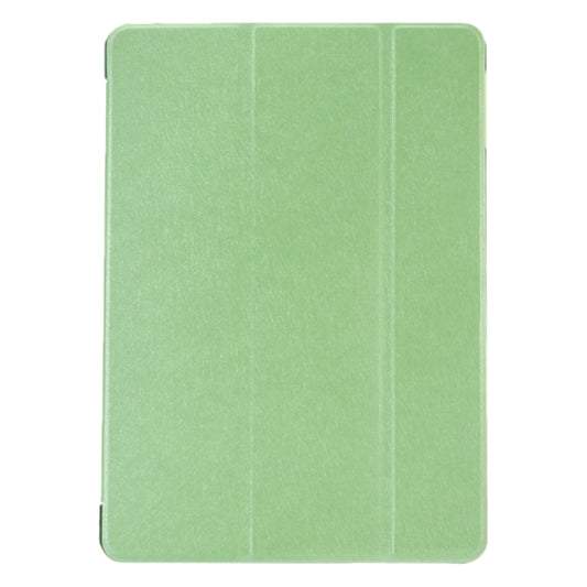 For iPad 9.7 (2018) & iPad 9.7 inch (2017) & iPad Air Silk Texture Horizontal Flip Leather Case with Three-folding Holder(Green) - iPad 9.7 (2018) & (2017) Cases by buy2fix | Online Shopping UK | buy2fix