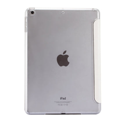 For iPad 9.7 (2018) & iPad 9.7 inch (2017) & iPad Air Silk Texture Horizontal Flip Leather Case with Three-folding Holder(White) - iPad 9.7 (2018) & (2017) Cases by buy2fix | Online Shopping UK | buy2fix