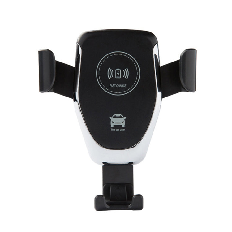 C6 Gravity Induction Car Qi Wireless Charger Fast Charging Air Vent Phone Holder(Black) by buy2fix