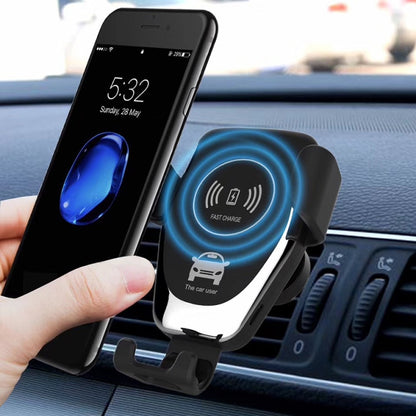 C6 Gravity Induction Car Qi Wireless Charger Fast Charging Air Vent Phone Holder(Black) by buy2fix