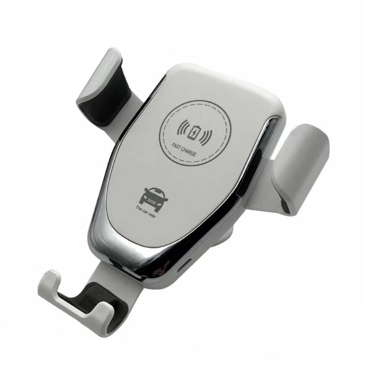 C6 Gravity Induction Car Qi Wireless Charger Fast Charging Air Vent Phone Holder(White) by buy2fix