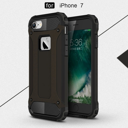 For iPhone 7 Armor TPU + PC Combination Phone Case(Black) - More iPhone Cases by buy2fix | Online Shopping UK | buy2fix