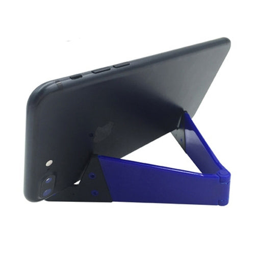 V Shape Universal Mobile Phone Tablet Bracket Holder (Dark Blue) by buy2fix