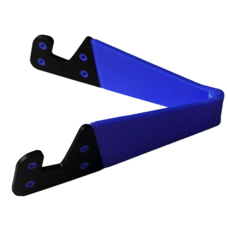 V Shape Universal Mobile Phone Tablet Bracket Holder (Dark Blue) by buy2fix