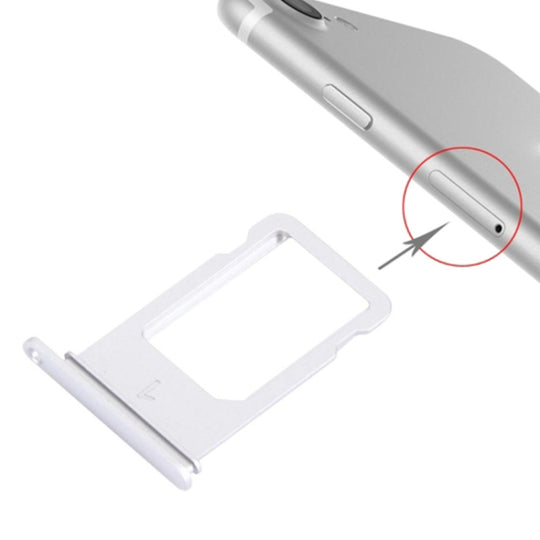 Kartenfach für iPhone 7 (Silber)