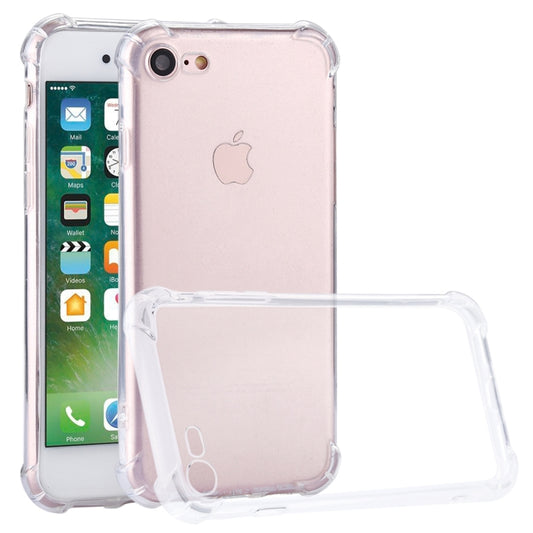 For  iPhone 8 & 7  Shock-resistant Cushion TPU Protective Case(Transparent) - More iPhone Cases by buy2fix | Online Shopping UK | buy2fix