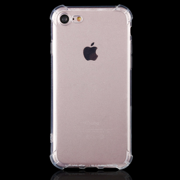 For  iPhone 8 & 7  Shock-resistant Cushion TPU Protective Case(Transparent) - More iPhone Cases by buy2fix | Online Shopping UK | buy2fix