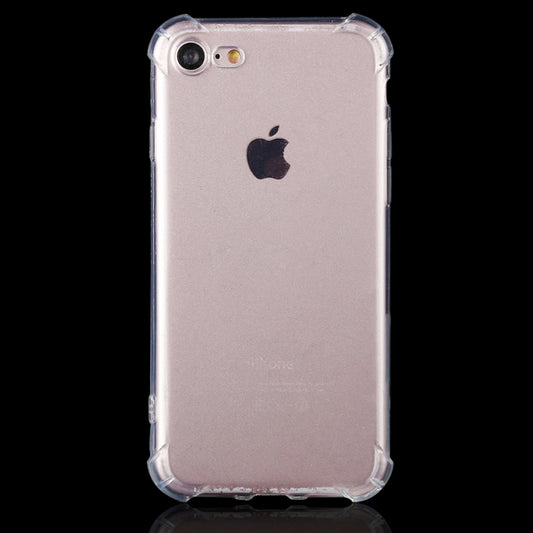 For  iPhone 8 & 7  Shock-resistant Cushion TPU Protective Case(Transparent) - More iPhone Cases by buy2fix | Online Shopping UK | buy2fix