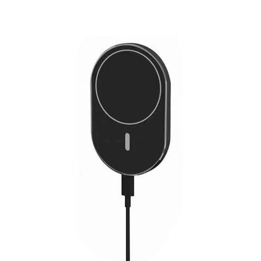X19 Magsafe Car Air Outlet Vent Mount Clamp Holder 15W Fast Charging Qi Magnetic Wireless Charger(Black) - Wireless Charger Holders by buy2fix | Online Shopping UK | buy2fix