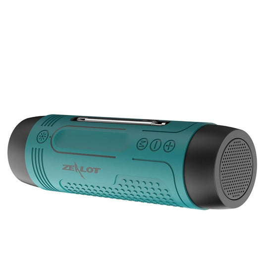 ZEALOT A2 Multifunctional Bass Wireless Bluetooth Speaker, Built-in Microphone, Support Bluetooth Call & AUX & TF Card & LED Lights (Mint Green) - Desktop Speaker by ZEALOT | Online Shopping UK | buy2fix