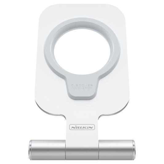 NILLKIN Vertical Folding Stand，Support Magsafe Charger(Silver) - Desktop Holder by NILLKIN | Online Shopping UK | buy2fix