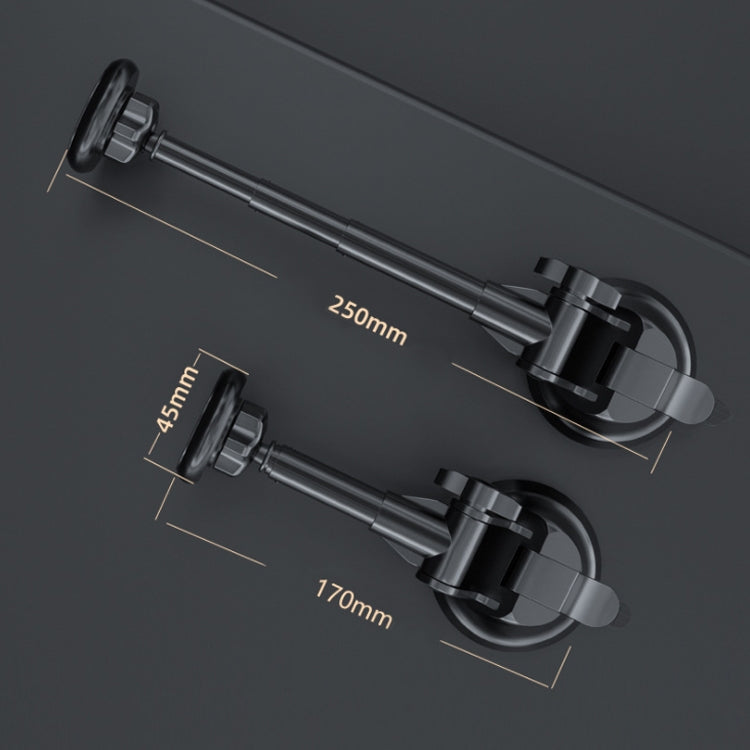 Universal Magnetic Retractable Rotating Car Mobile Phone Holder by buy2fix