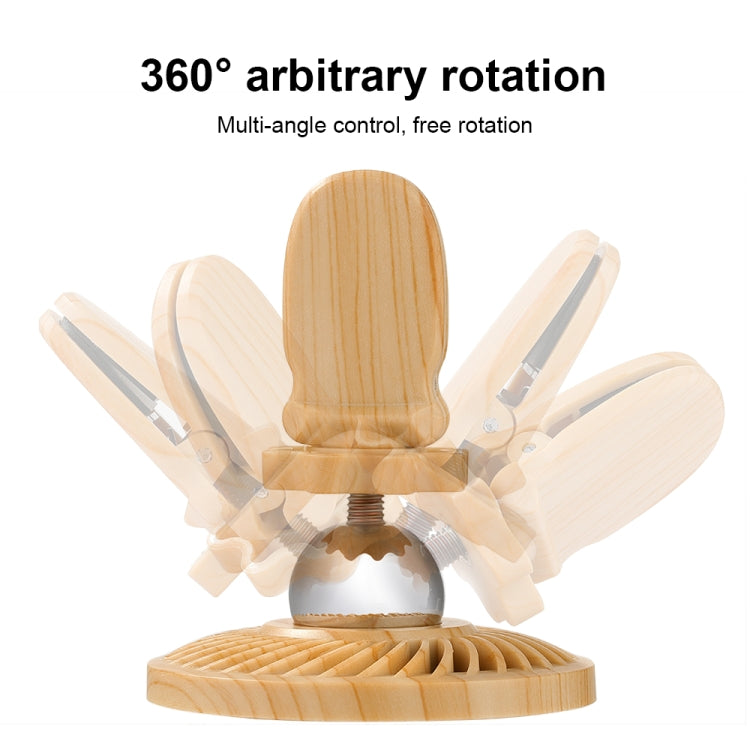 R-JUST HZ10 Small Whirlwind Magnetic Car Phone Holder (Wood) - Universal Car Holders by R-JUST | Online Shopping UK | buy2fix