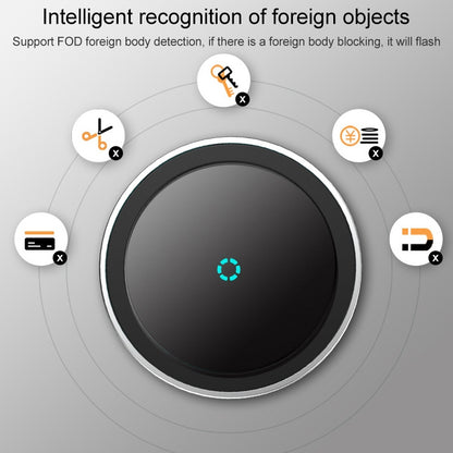 12PRO 15W Aluminum Alloy MagSafe Magnetic Car Wireless Charger Mobile Phone Holder (Silver) by buy2fix