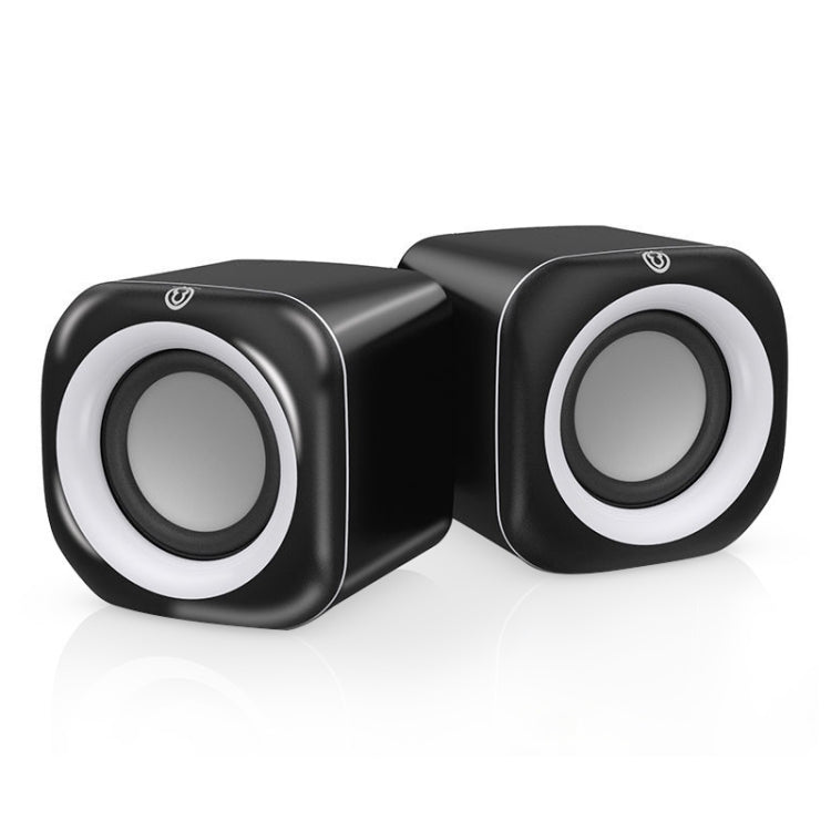 A1 Upgraded Version USB Wire-controlled 4D Stereo Sound Mini Wired Speaker, Cable Length: 1.3m(Black) by buy2fix