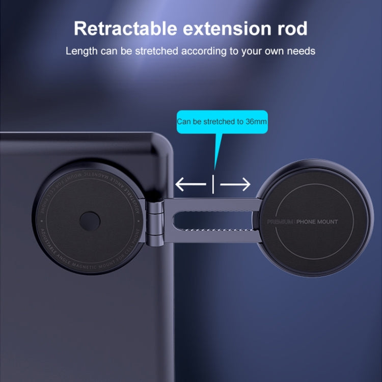 R-JUST HZ19 Car Mobile Phone Magnetic Bracket (Black) - Universal Car Holders by R-JUST | Online Shopping UK | buy2fix