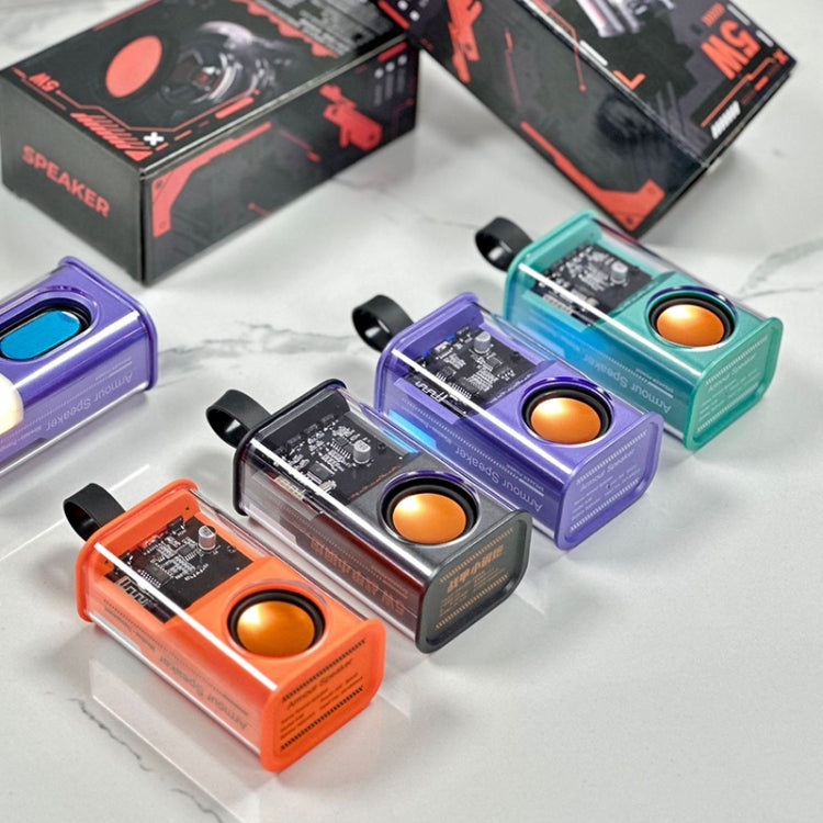 5W Portable Bullet TWS Wireless Bluetooth Speaker (Purple) by buy2fix