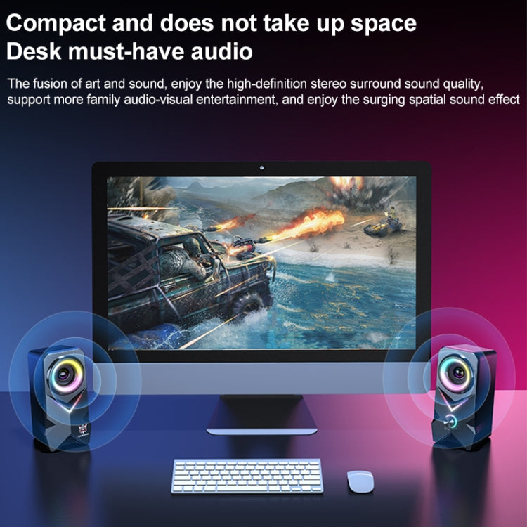 L2 Outdoor Portable RGB Light USB Bluetooth Wireless Speaker -  by buy2fix | Online Shopping UK | buy2fix