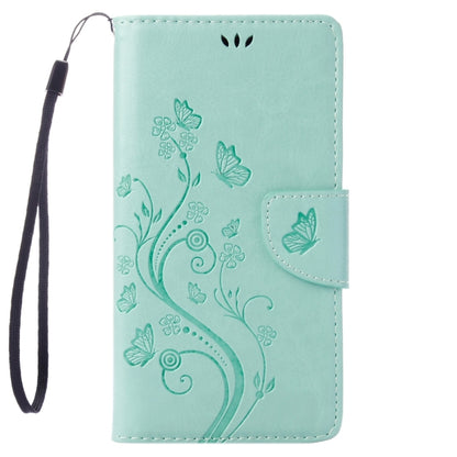 For  iPhone 8 & 7  Pressed Flowers Horizontal Flip Leather Case with Holder & Card Slots & Wallet(Green) - More iPhone Cases by buy2fix | Online Shopping UK | buy2fix