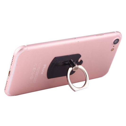 Cmzact CPS-2in1 2 in 1 Eagle Shape 360 Degrees Rotation Magnetic Phone Ring Stent Car Hook Mount(Black) - Ring Holder by buy2fix | Online Shopping UK | buy2fix