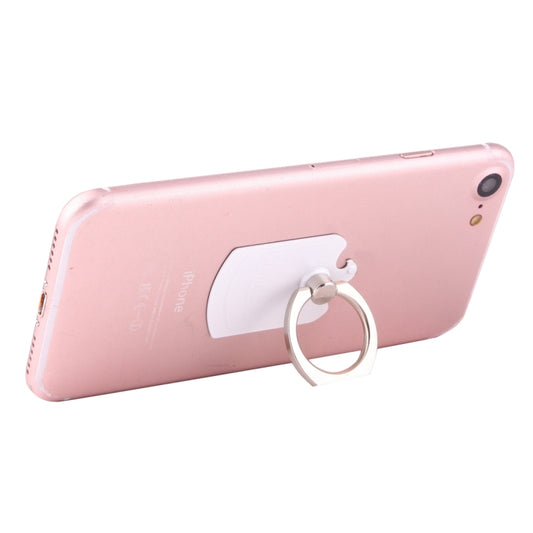 Cmzact CPS-2in1 2 in 1 Eagle Shape 360 Degrees Rotation Magnetic Phone Ring Stent Car Hook Mount(White) - Ring Holder by buy2fix | Online Shopping UK | buy2fix