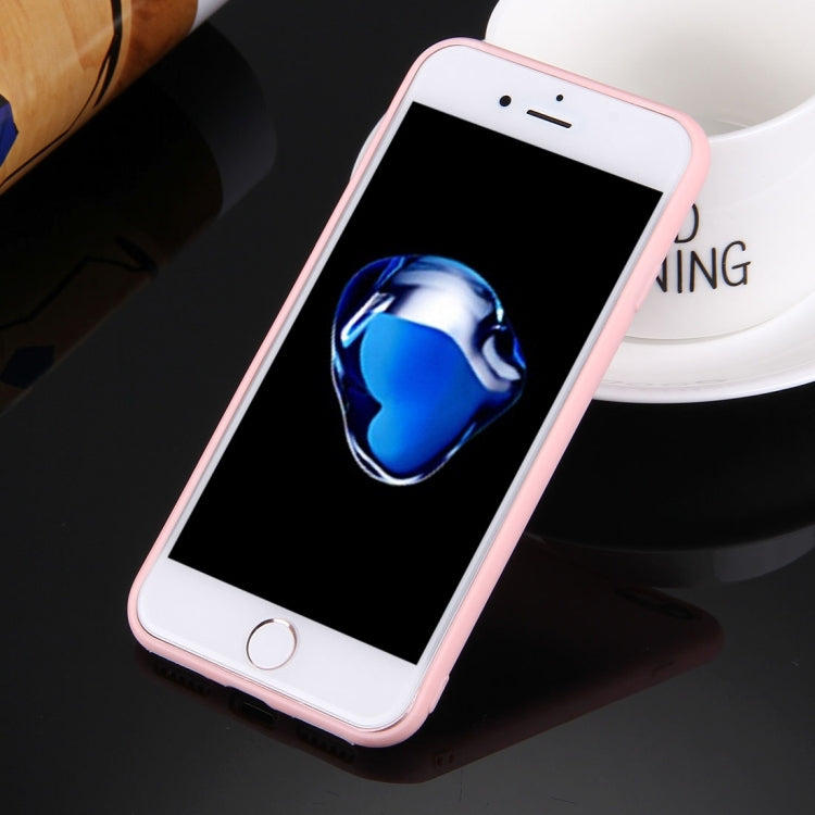 For  iPhone 8 & 7  Solid Color TPU Protective Case Without Round Hole(Pink) - More iPhone Cases by buy2fix | Online Shopping UK | buy2fix