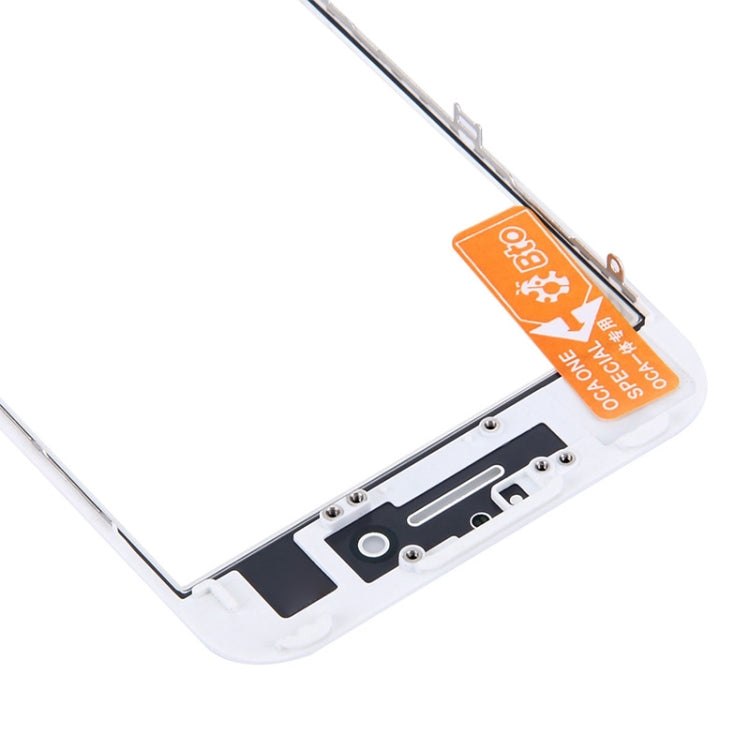 Front Screen Outer Glass Lens with Front LCD Screen Bezel Frame & OCA Optically Clear Adhesive for iPhone 7(White) by buy2fix