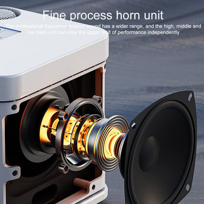 YS-203 Bluetooth Karaoke Speaker Wireless Microphone(Red) by buy2fix