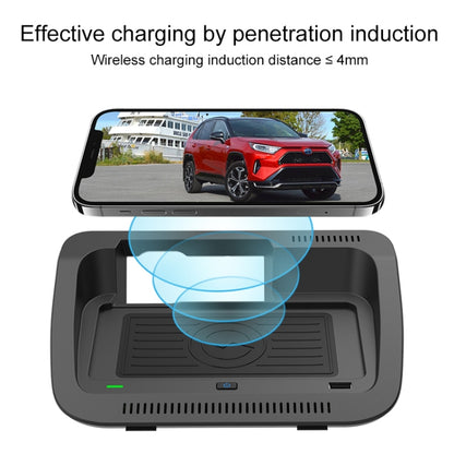Car Fast Charging Wireless Charger for Toyota RAV4 / Veranda 2019-2021, Left Driving(Black) - DIY Modified Charger by buy2fix | Online Shopping UK | buy2fix