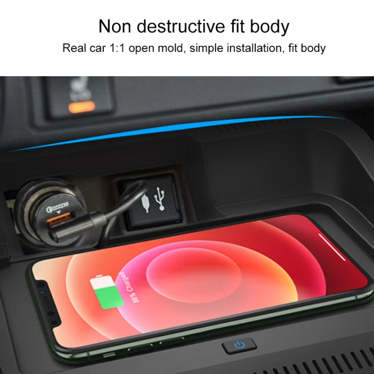 Car Fast Charging Wireless Charger for Toyota RAV4 / Veranda 2019-2021, Left Driving(Black) - DIY Modified Charger by buy2fix | Online Shopping UK | buy2fix