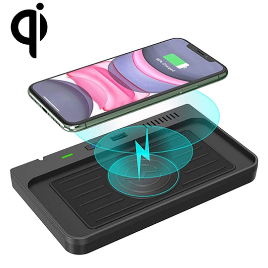 Car Fast Charging Wireless Charger for Ford Explorer 2020-2021, Left Driving(Black) - DIY Modified Charger by buy2fix | Online Shopping UK | buy2fix