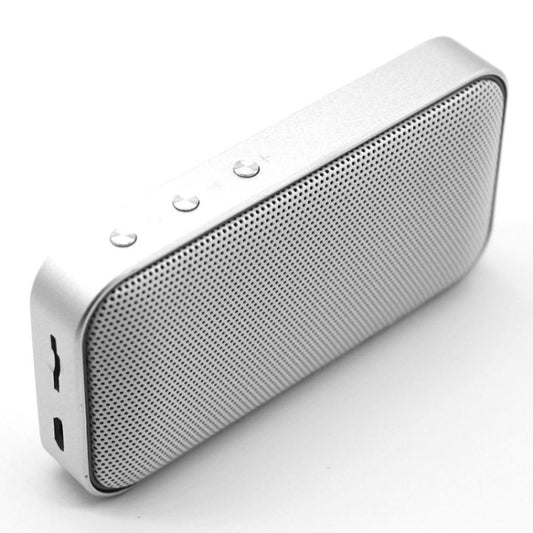 BT209 Outdoor Portable Ultra-thin Mini Wireless Bluetooth Speaker, Support TF Card & Hands-free Calling (Silver) - Mini Speaker by buy2fix | Online Shopping UK | buy2fix