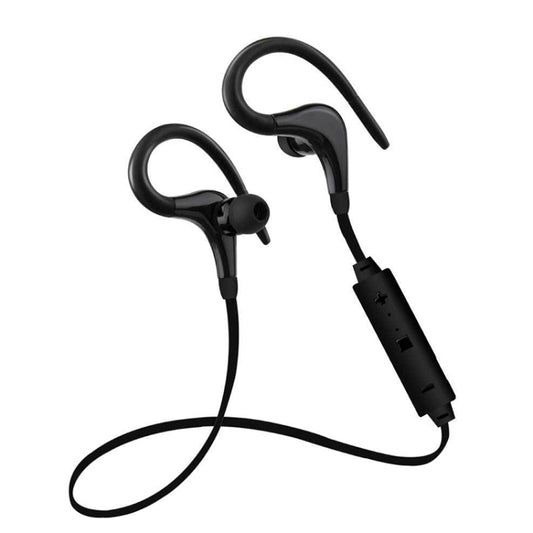 BT-1 Wireless Bluetooth In-ear Headphone Sports Headset with Microphones, for Smartphone, Built-in Bluetooth Wireless Transmission, Transmission Distance: within 10m(Black) - Sport Earphone by buy2fix | Online Shopping UK | buy2fix