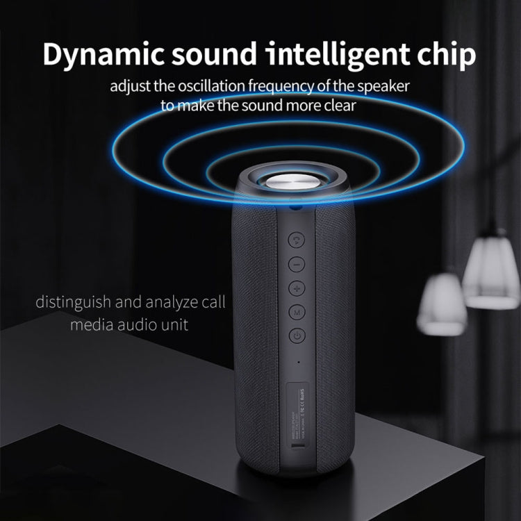 ZEALOT S51 Portable Stereo Bluetooth Speaker with Built-in Mic, Support Hands-Free Call & TF Card & AUX(Black) - Desktop Speaker by ZEALOT | Online Shopping UK | buy2fix